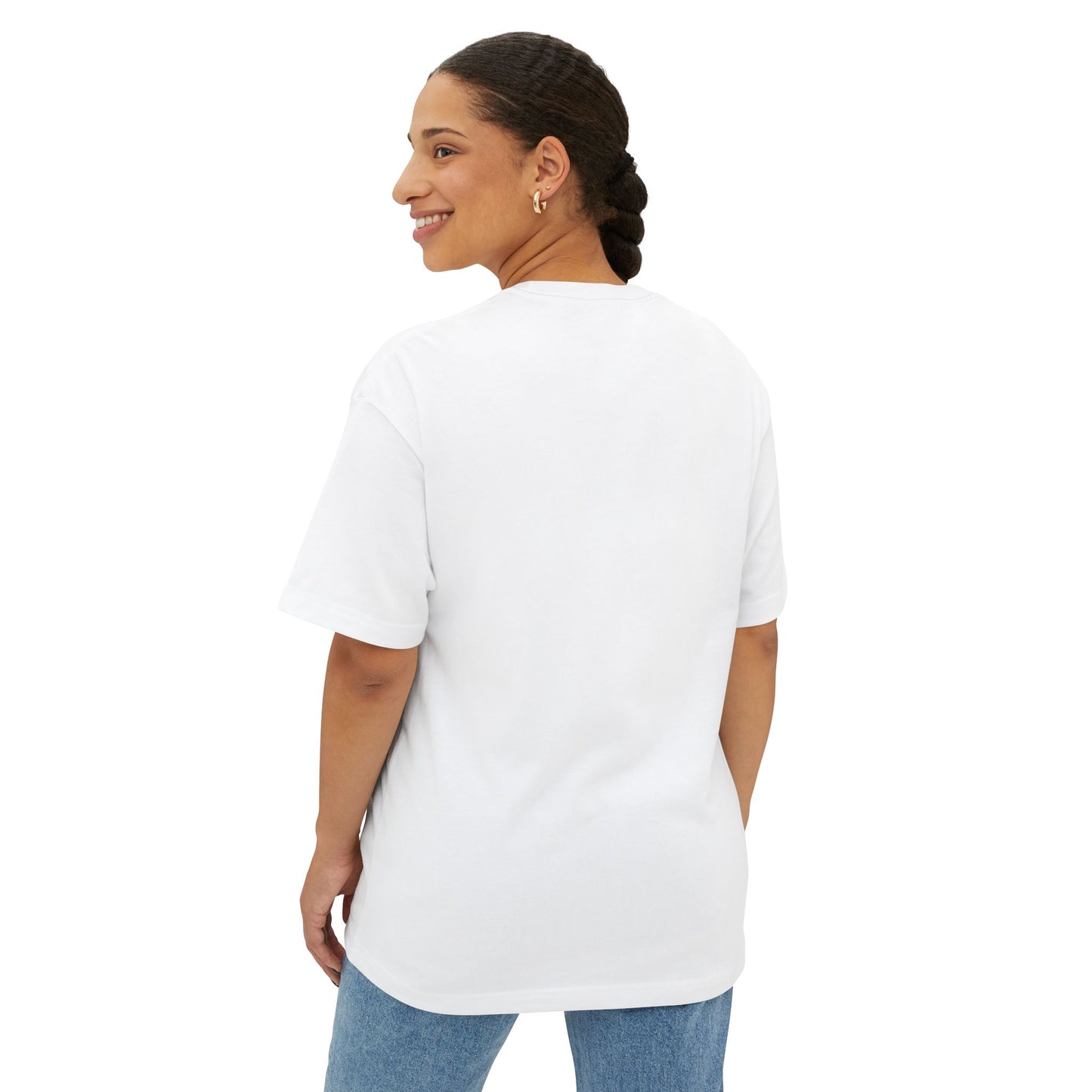 Human Being Unisex Oversized Boxy Tee – Casual Streetwear Top